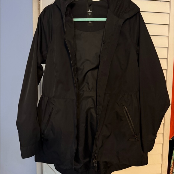 Lululemon Athletica Black Rain Jacket - Picture 1 of 3